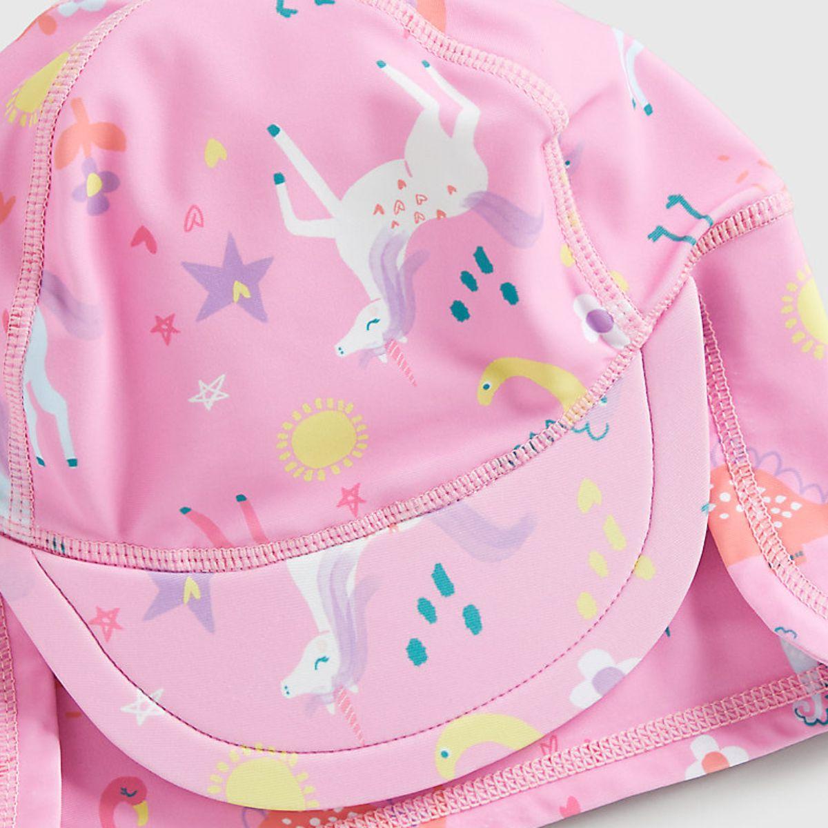 Mothercare Baby Girl Pink Sunsafe Suit and Keppi UPF50+ Mothercare 👶